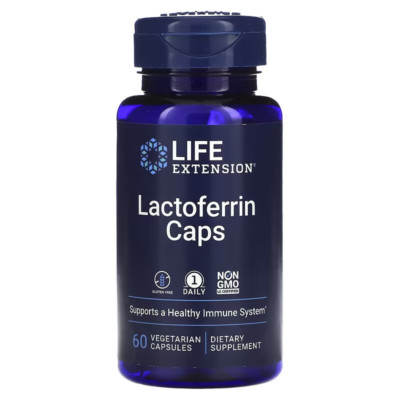 Life Extension, Lactoferrin Caps, 60 Kapseln