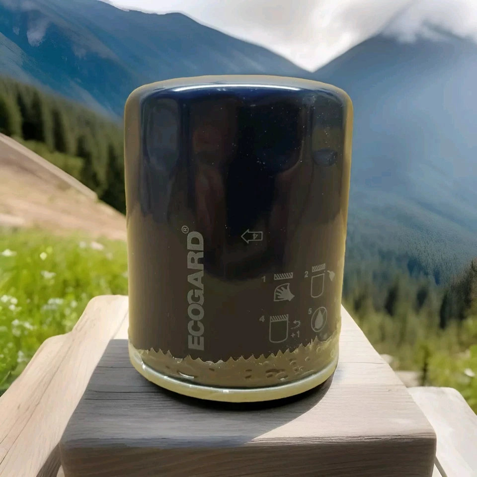 Paquete de 2 filtros de aceite Ecogard para Honda 15400-PLM-A02PE rotativos 13237 Foto 4 de 4