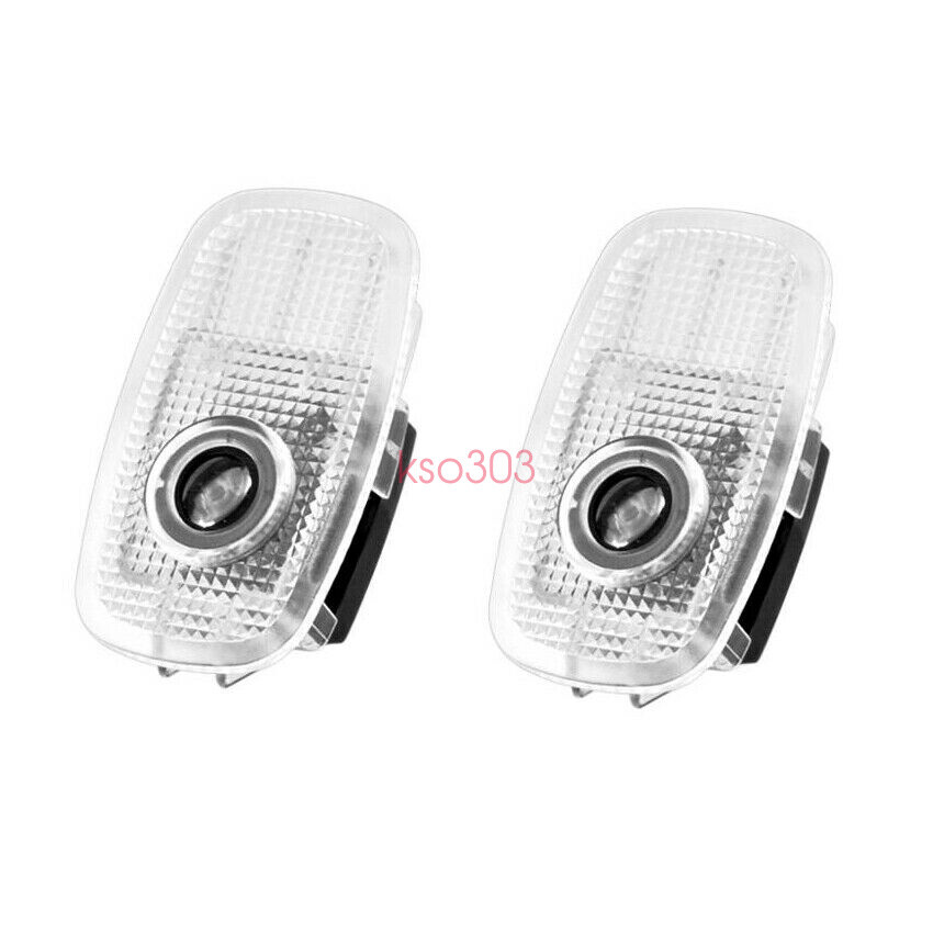 2pcs LED Door Light Step Courtesy Ghost Shadow Laser Lamp For Mercedes Benz CLA