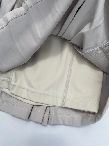 NWT Gold Hinge Women's Tiered Pleated Tennis Skirt Bone Color Size Small S - Picture 9 of 9