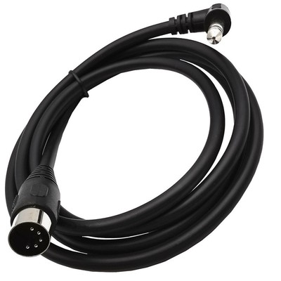 MIDI Din 5Pin Male to Monoprice 6.35mm 1/4'' Male TRS Stereo Audio Cable 1.5m