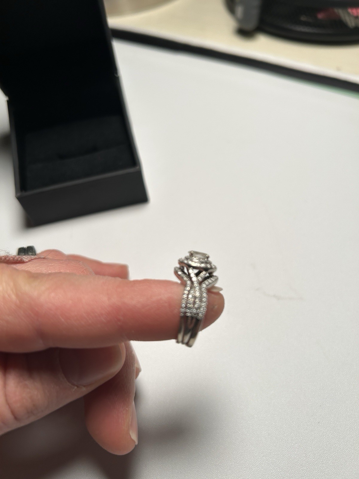 Diamond Engagement Ring - image 6