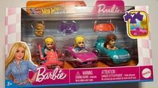 Coffret 3 Voitures Hot Wheels Racer Verse - Barbie