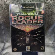 Star Wars Rogue Leader: Rogue Squadron II (GameCube, 2001) W/ Manual!