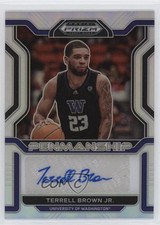 2022-23 Prizm Draft Picks College Penmanship Silver Terrell Brown Jr Auto 6k8