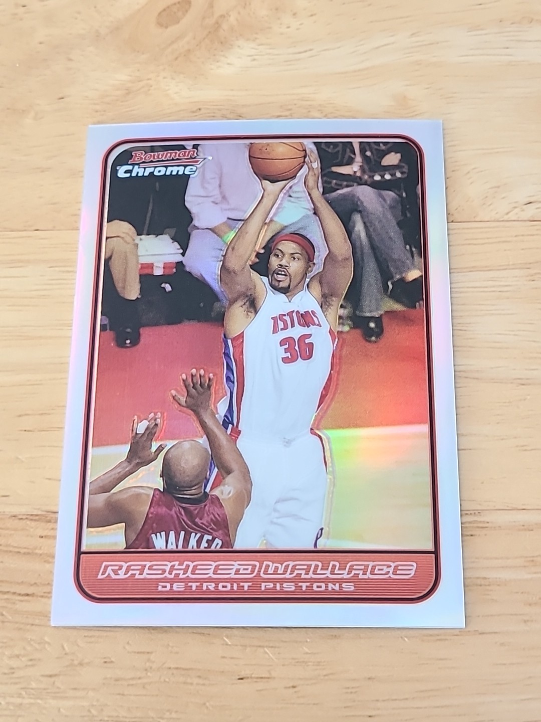 2006 Bowman Draft Picks & Stars Chrome Refractor /249 Rasheed Wallace #103 $$$