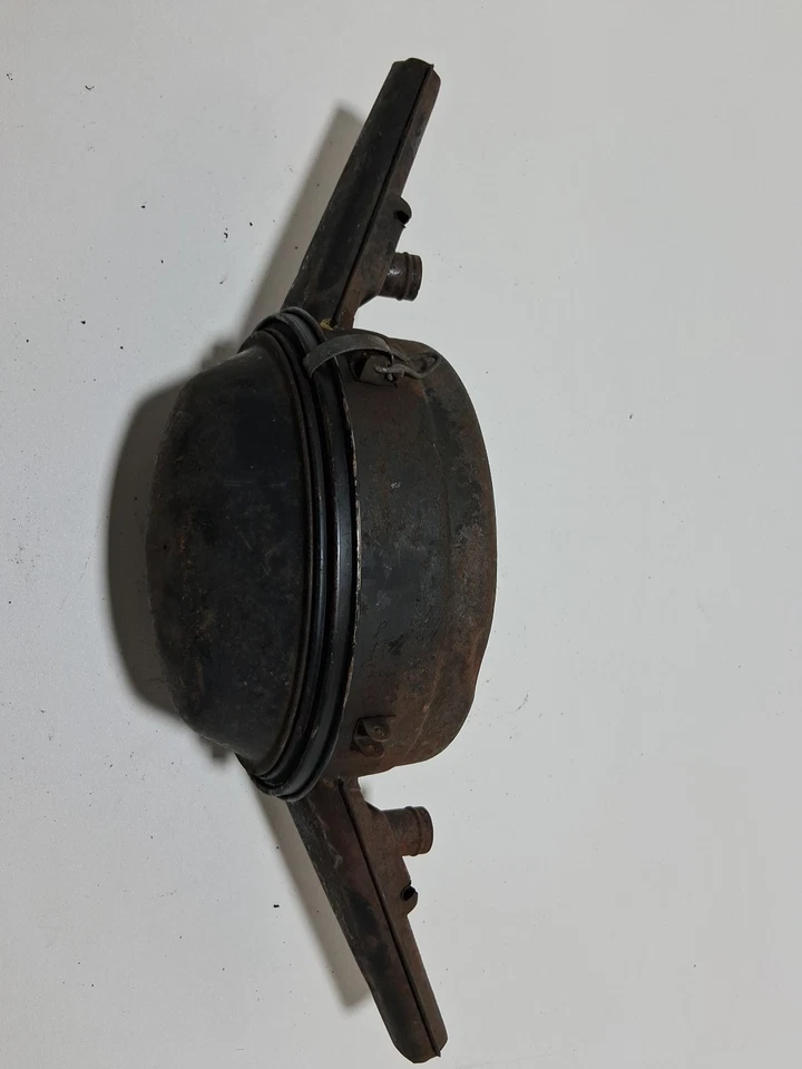 1967 1968 Volkswagen VW Tipo 1 Bug Beetle filtro de purificador de ar de banho óleo vintage original de fábrica - Imagem 3 de 4