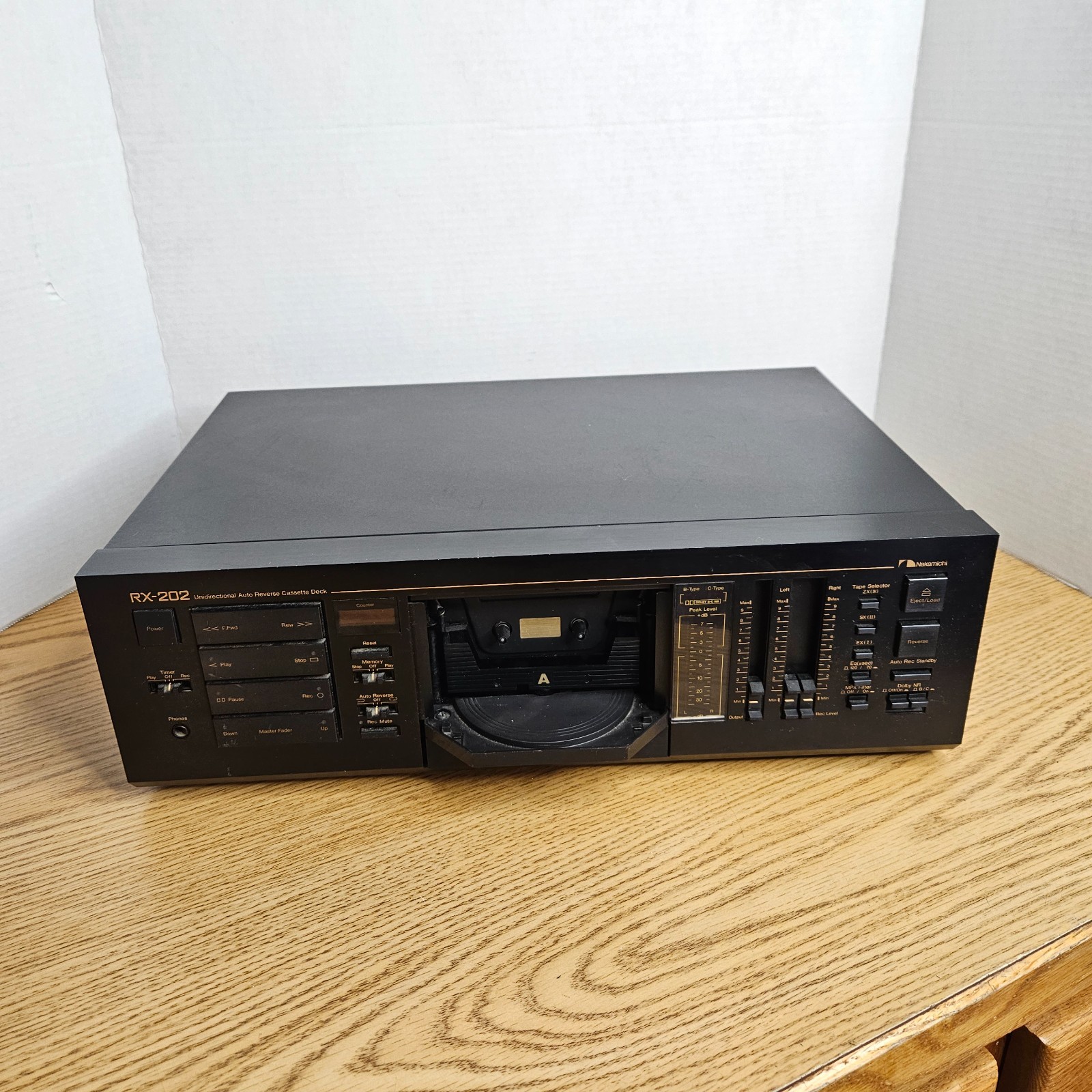 Nakamichi RX-202 Cassete Deck Uni-Directional Auto-Reverse (READ)