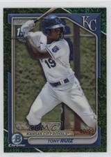 2024 Bowman Chrome Prospects Green Grass Refractor 40/99 Tony Ruiz #BCP-80 11sc