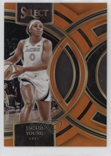 2024 Panini Select WNBA Premier Level Orange Prizm 76/125 Jackie Young #180 15fy