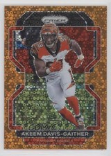 2021 Panini Prizm Orange Disco Prizm Akeem Davis-Gaither #275 2xd