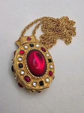 Verified Michaela Von Habsburg MVH Gold Tone Multi Watch Pendant Necklace US3