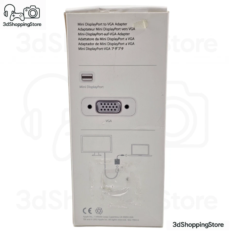 Apple Mini DisplayPort auf VGA Adapter Original Modell A1307 - Bild 2 von 4
