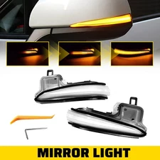 For Toyota RAV4 2019-23 LED Side Mirror Sequential Dynamic Turn Signal Lights Y