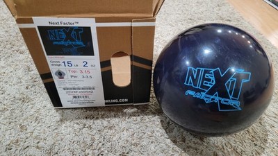 Storm Next Factor Bowling Ball 1st Quality | 15 Pounds | 3-3.5'' Pin | 3.15oz TW