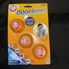 3-Pack Arm Hammer Odor Busterz Balls Eliminates Odors For 60 Days, Orange