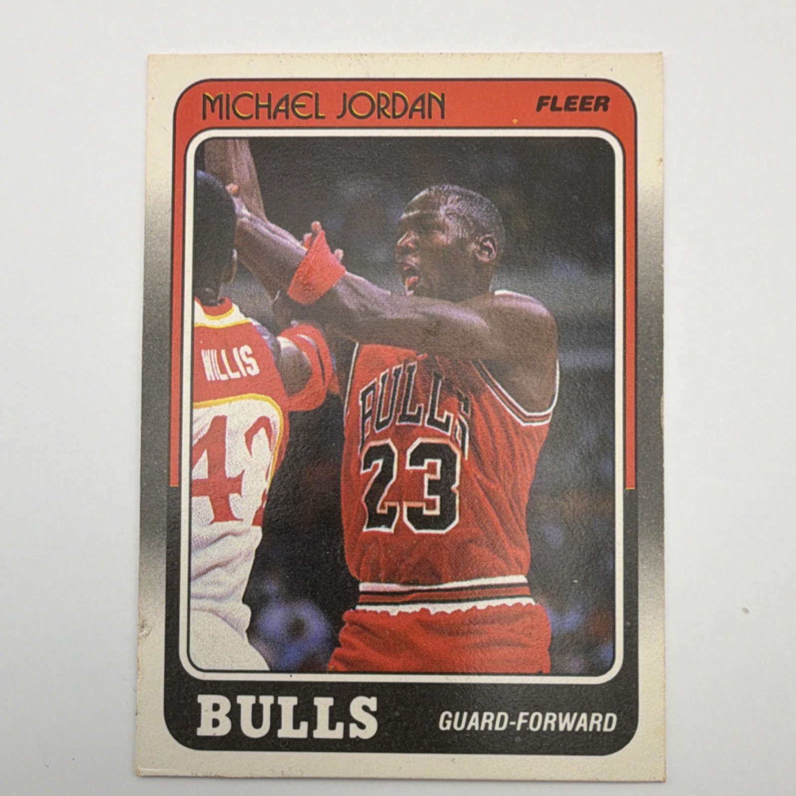 Fleer 1988-89 Michael Jordan #17 Chicago Bulls Basketball Card NBA Base Set