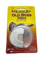 Quaker Boy Old Boss Hen Mouth Call Turkey Hunting Diaphragm Call Made in USA