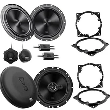 JBL Stage2 6.5" Component & 6.5" 3-Way Speakers set For 2011-2019 Hyundai Sonata
