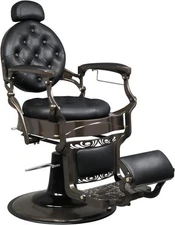 Heavy Duty Barber Chair Vintage Salon Chair Hydraulic Recline Beauty Spa Styling