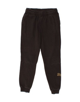 PUMA Womens Graphic Tracksuit Trousers Joggers UK 10 Small  Black Cotton AC09