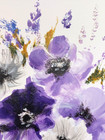 LOVELESS PURPLE FLOWERS -  11 x 15  on paper living room decor COA — photo 7