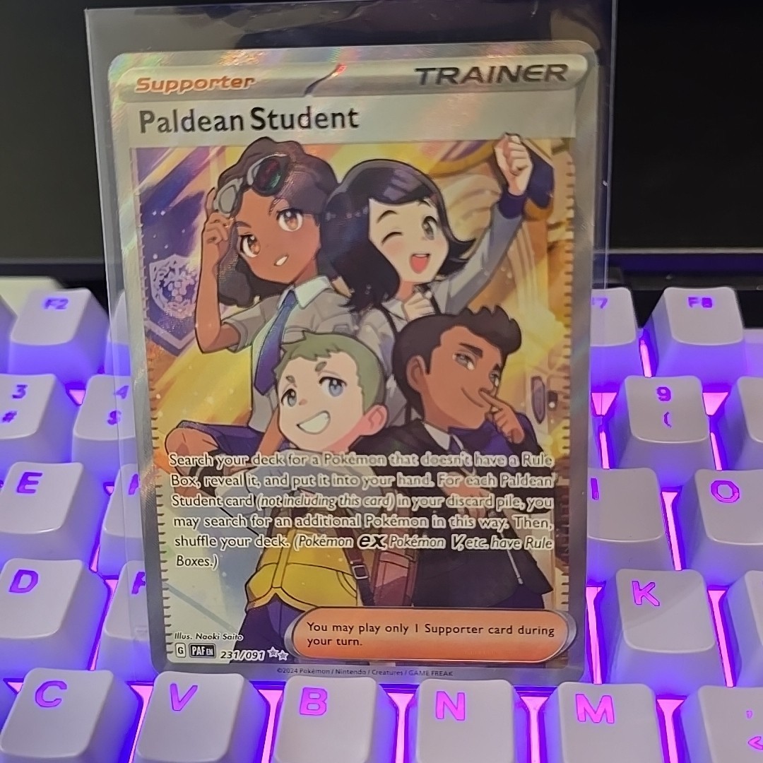 Paldean Student 231/091 SV: Paldean Fates Holo for sale online | eBay
