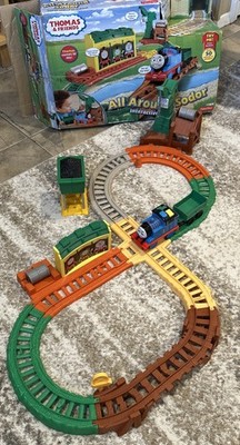 Fisher Price Thomas & Friends All Around Sodor Interactive Train Set Complete!