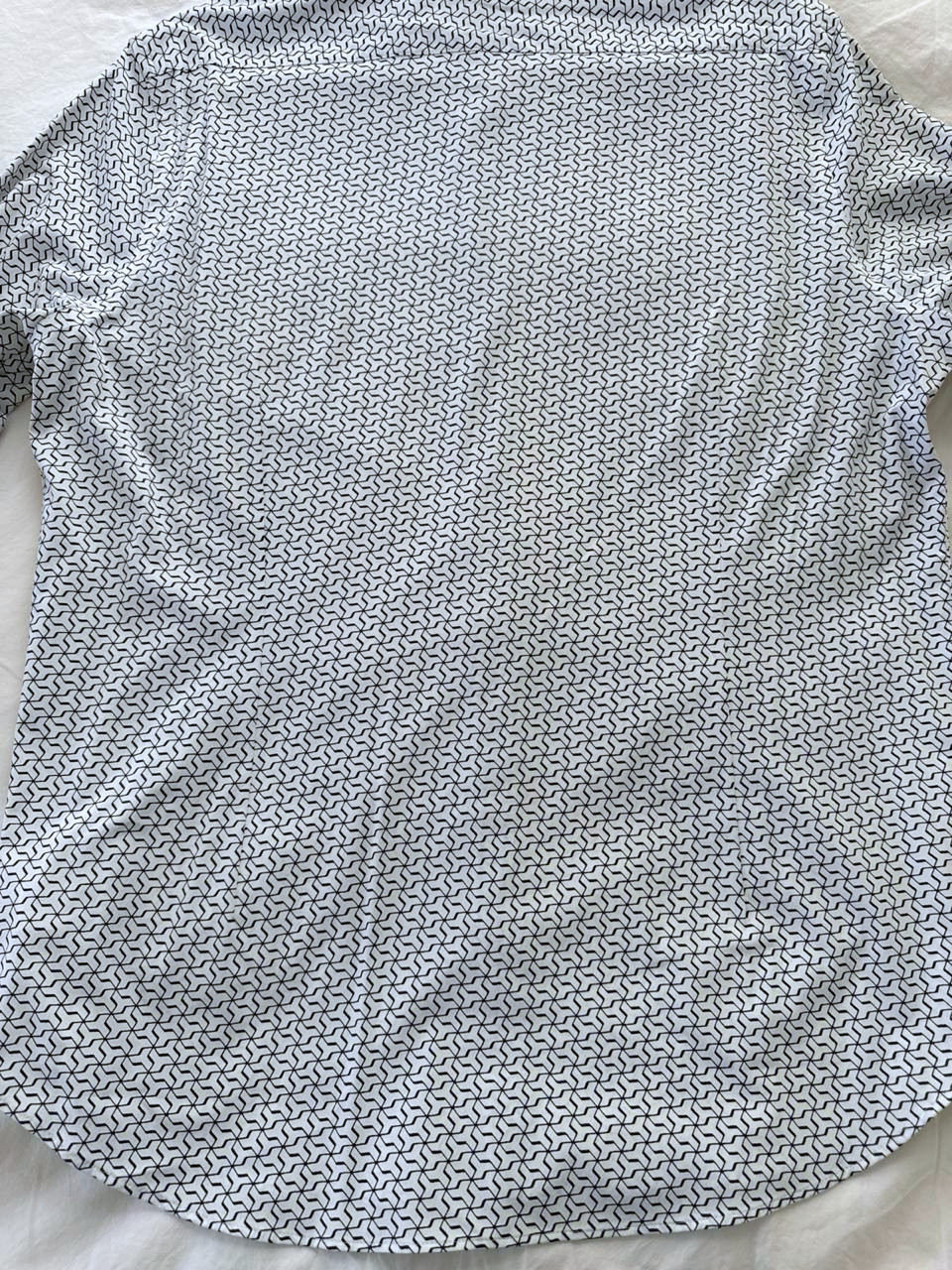 Express Performance Extra Slim White with Navy Ge… - image 3