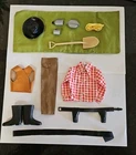 1970's Hasbro GI Joe Hong Kong Action Team,  COWBOY SCOUT Outfit  SET, Very Nice