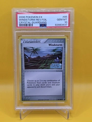 Windstorm Reverse Foil ~ PSA 10 LOW POP *5* Pokemon EX Crystal Guardians 85/100