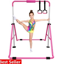 Gymnastics Bars, Adjustable Height Gymnastic Horizontal Bars, Children Foldin...