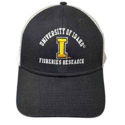 Ouray University of Idaho Fisheries Research Strapback Baseball Cap Black OS Hat