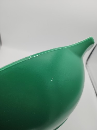 Set Of 4 Green Creo Smartglass Cinderella Mixing Bowls (Pyrex-inspired) - Picture 19 of 20