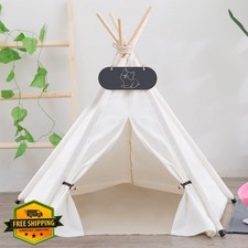 Mooipet Pet Teepee Tent Dog Cat Bed Thick Cushion Washable