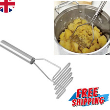 Potato Vegetable Masher Stainless Steel Kitchen Resistant Press Crusher durable