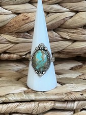 Turquoise Ring Size 9 Sterling silver .925