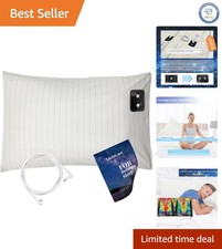 Conductive Grounding Pillowcase Queen Size with 15ft Cord - Sleep  Energy Boost