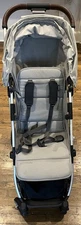 uppababy minu v2 travel stroller in "stella" grey with travel bag
