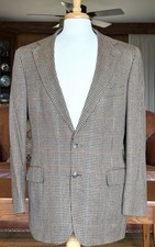 POLO University Club Wool Herringbone Sport Coat Men 40R Multicolor 2 Buttons A 