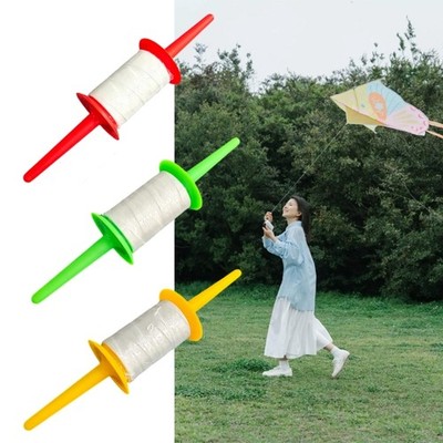3PCS Ergonomic Kites Line Spool 150M Heavy Duty Polyester Thread AntiSlip Grip