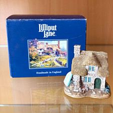 Lilliput Lane The Cuddy Cottage Figurine Boxed Hand Painted 1996 - WITH DEEDS