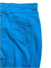 FDJ French Dressing  Denim Jeans Womens 12 Peggy Denim Stretch Teal