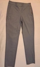 Kit And Ace Gray Wool Side Zip Pants Size 4 Excellent Condition 