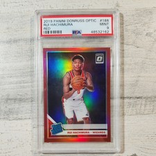 2019 Donruss Optic Rui Hachimura #188 Red /99 PSA 9