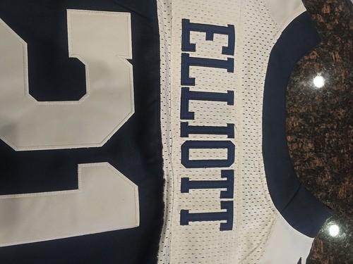 Nike Dallas Cowboy Ezekiel Elliott #21 on field Trikot genäht gold blau Trikot 60 - Bild 5 von 6