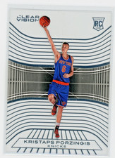 KRISTAPS PORZINGIS 2015/16 PANINI CLEAR VISION - ROOKIE CARD  #116  KNICKS