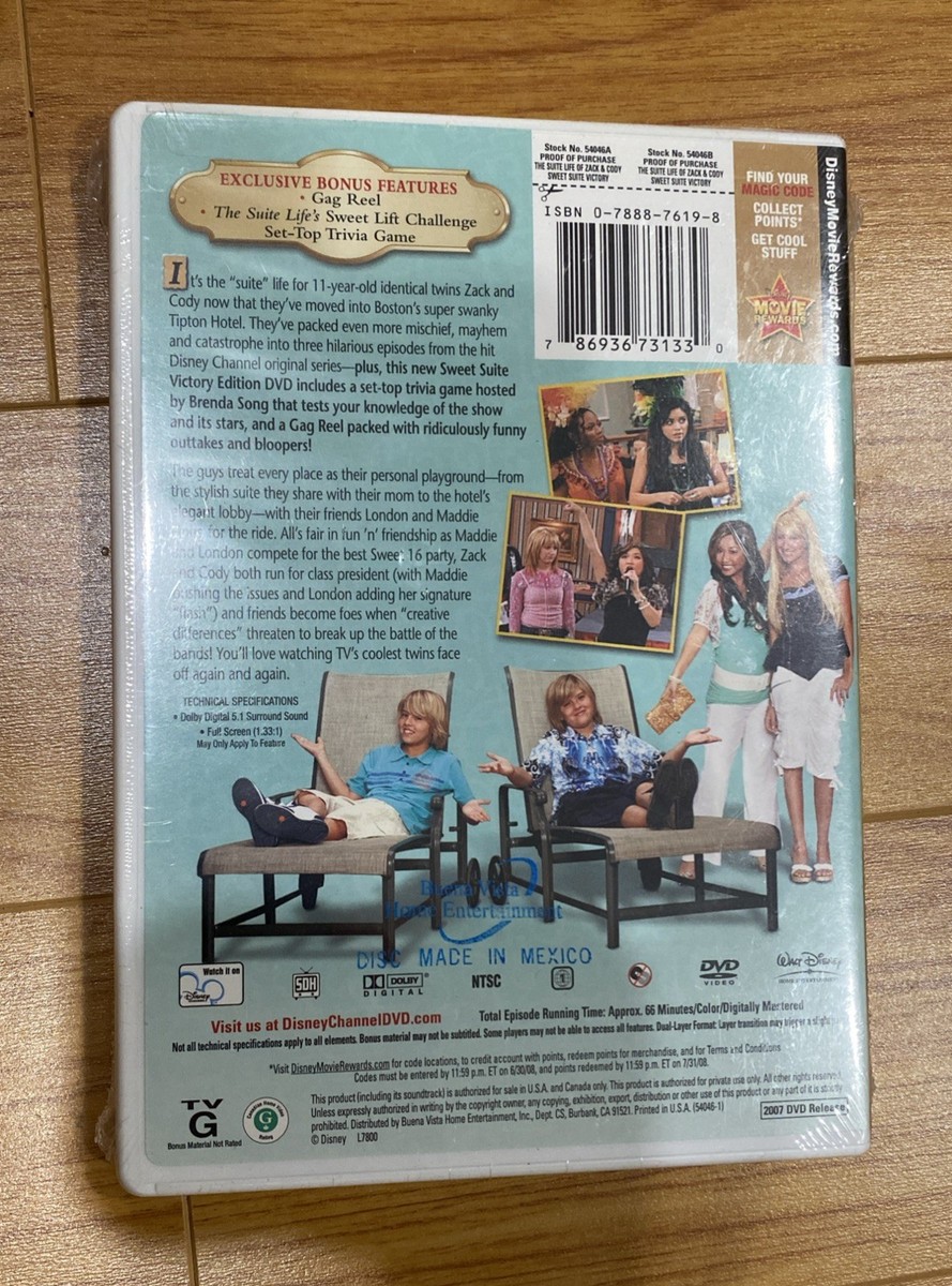Suite Life of Zack and Cody - Sweet Suite Victory (DVD, 2007) for