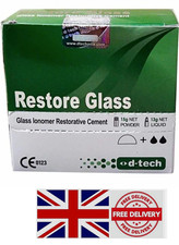 Dental RESTORE GLASS Type 2 Glass Ionomer Restorative Dental Repair Cement