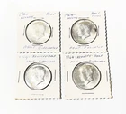 1964 JFK Kennedy 50 Cents Half Dollars 90% Silver US Coins Circulated Lot of 4